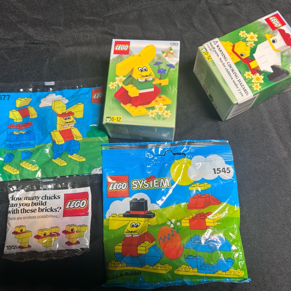 Vintage 1990’s Retired Easter LEGO System Sets